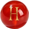 Red Agate "H"