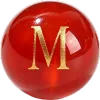 Red Agate "M"