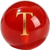 Red Agate "T"