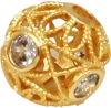 Gold Hollow Spacer Bead