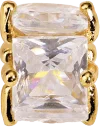 Square Zircon Spacer Bead