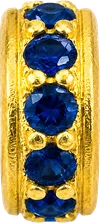 Blue Sapphire Band