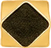 Square Seal Gold Bead