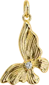 Golden Butterfly Charm