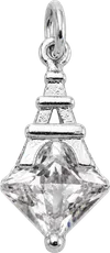 Silver Pagoda Charm
